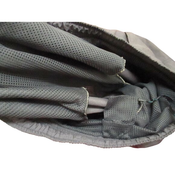 Vintage Mens Swim Trunks Large Speedo Swimsuit Logo Board Shorts Pockets GRAY - Picture 5 of 5